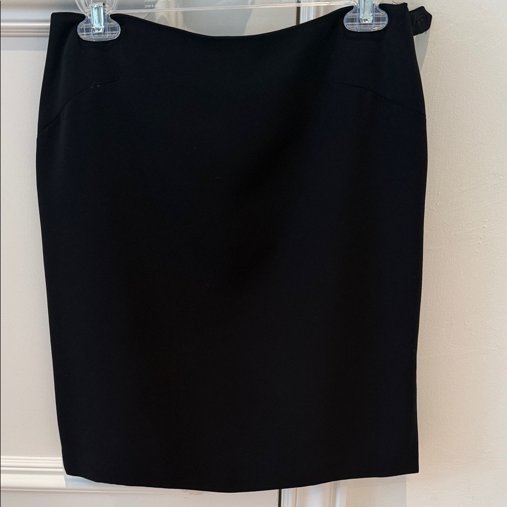 Michele Elegant Black Pencil Skirt